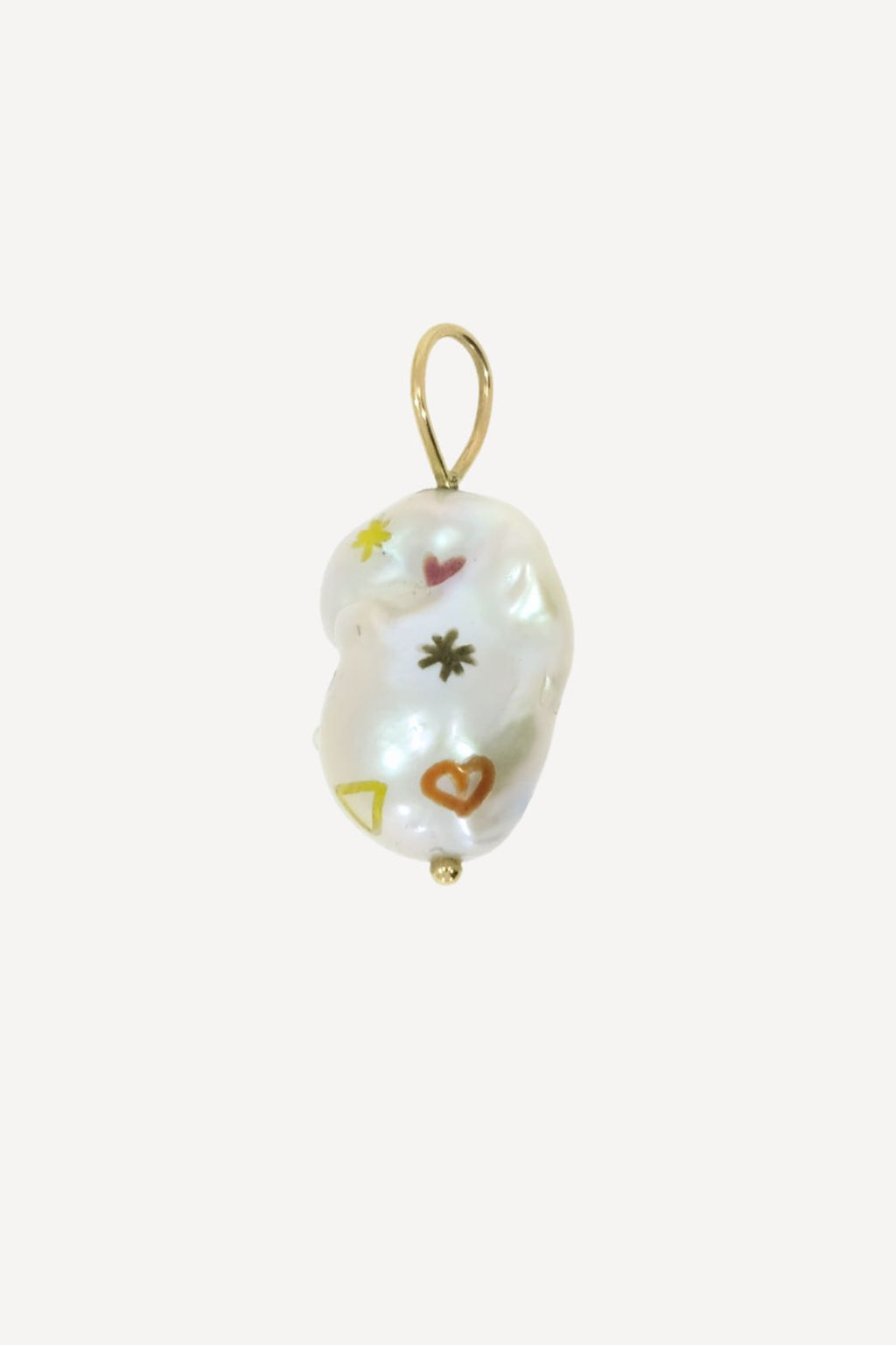 Funky Pearl Charm with Colorit® Finishing