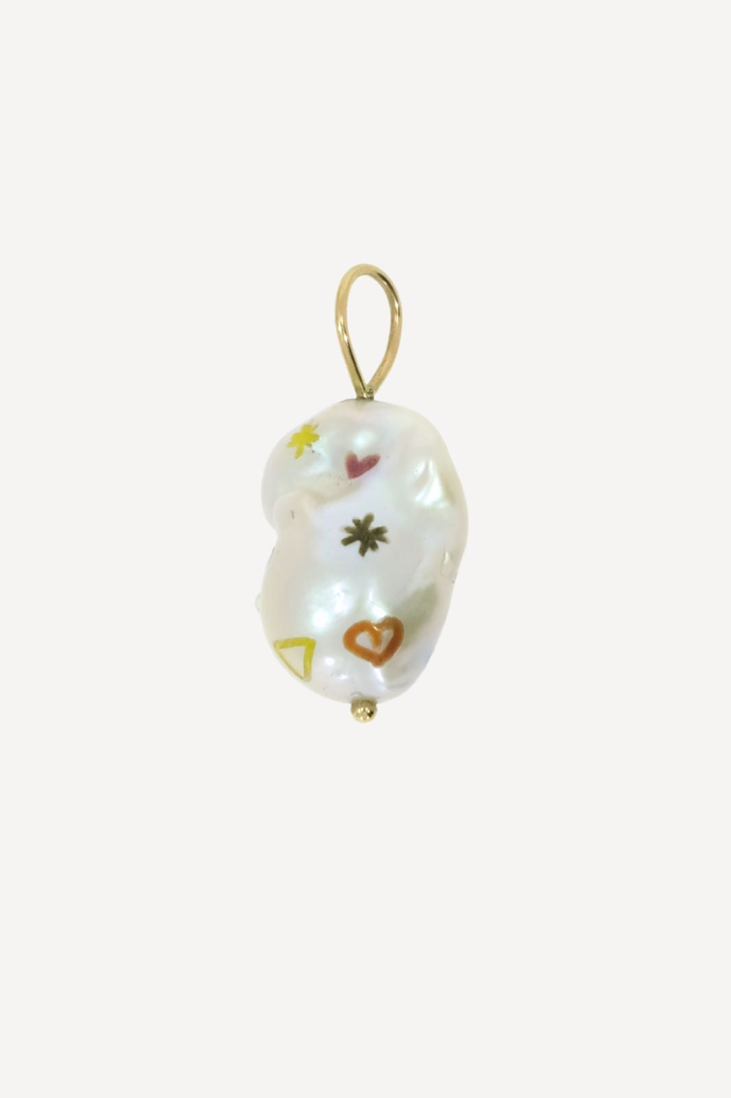 Funky Pearl Charm with Colorit® Finishing