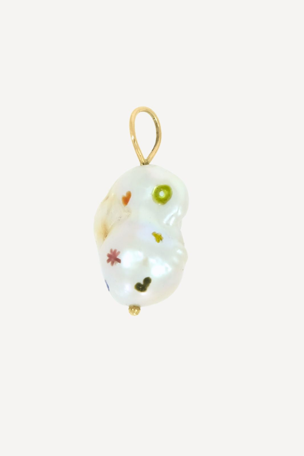 Funky Pearl Charm with Colorit® Finishing