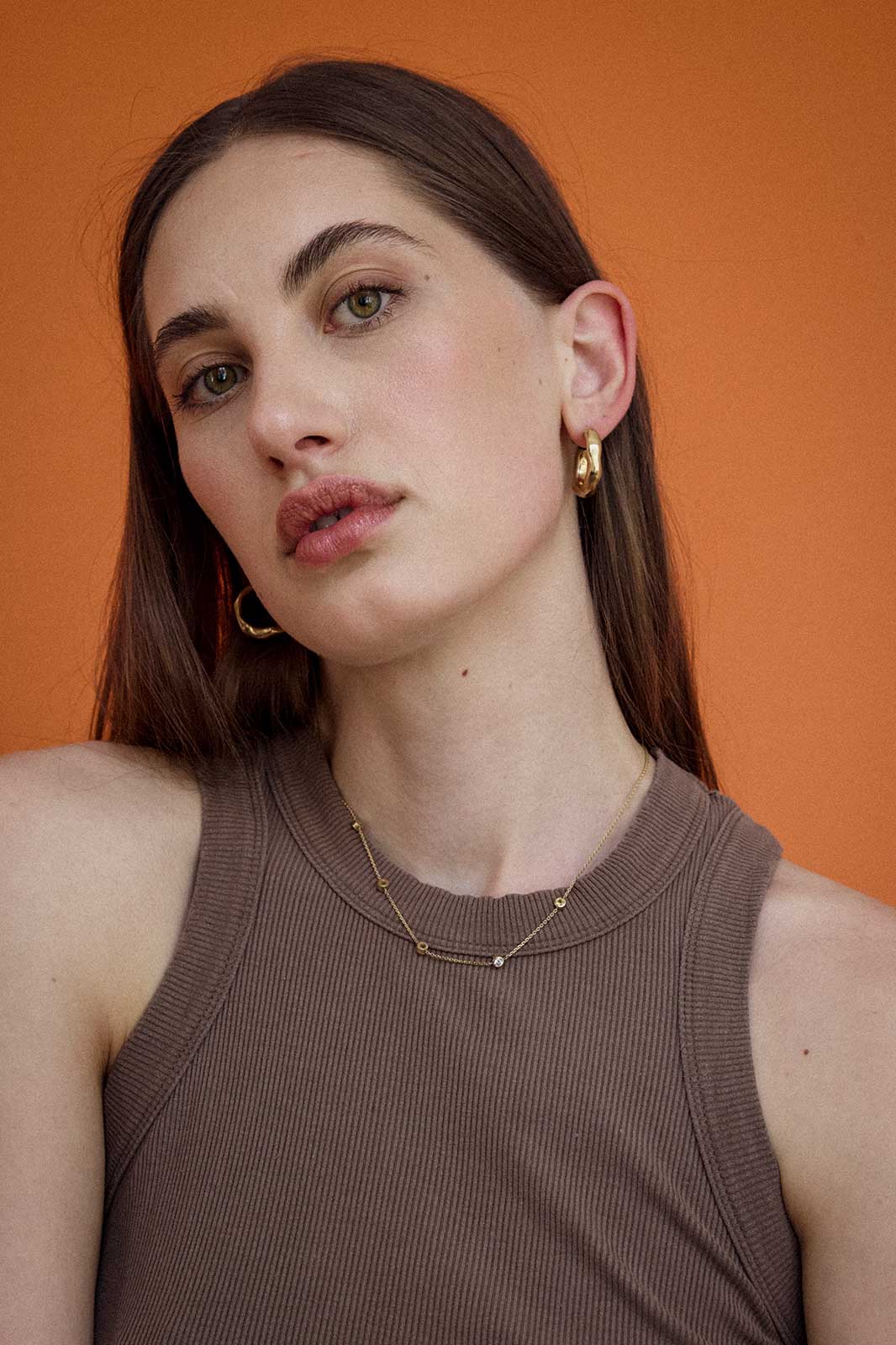 An Easy Gift Diamond Necklace in 14k yellow gold