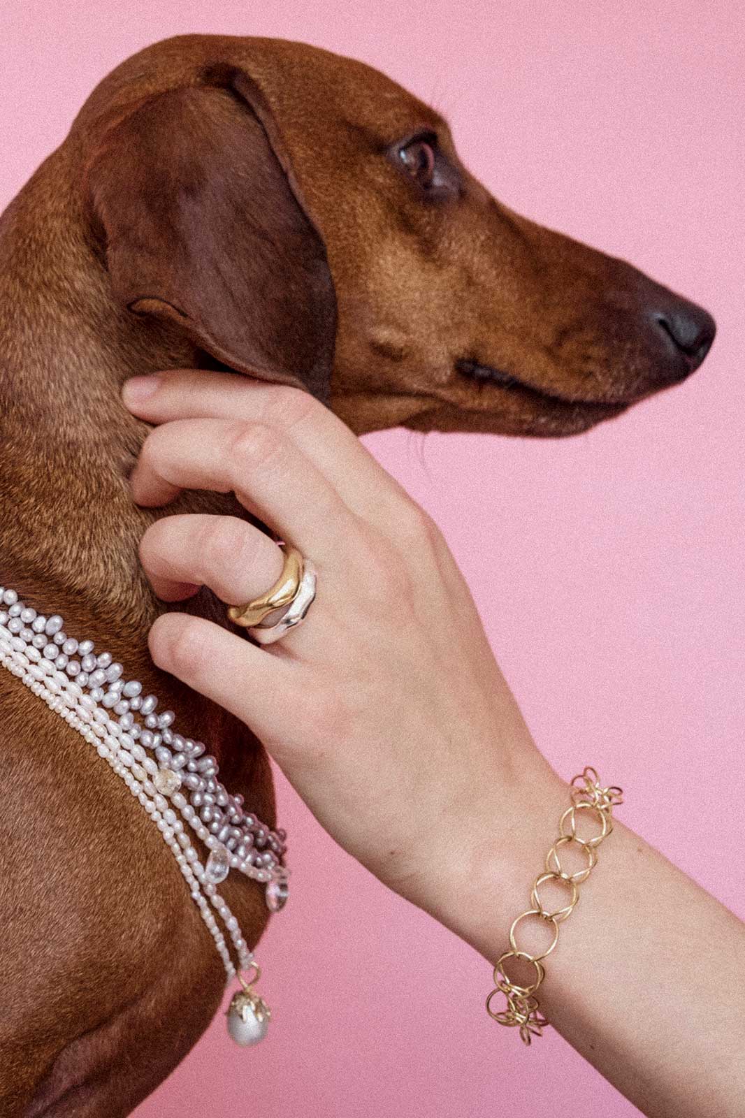 Fox Tail Bracelet in 18k Yellow Gold